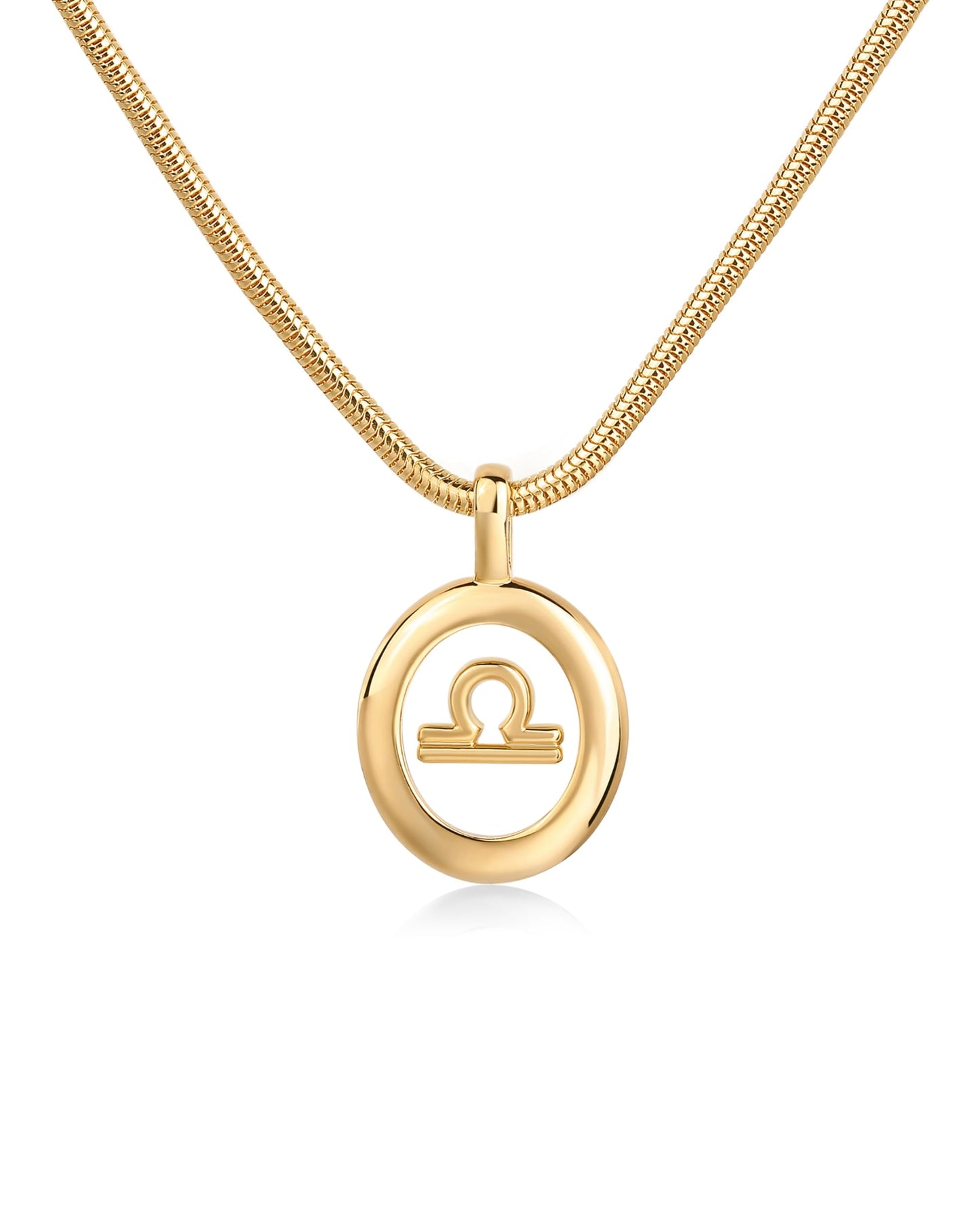 Libra Zodiac Pendant Necklace