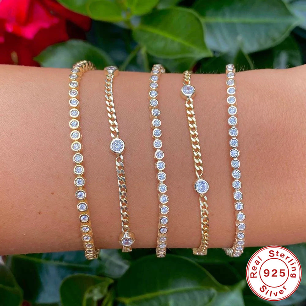 S925 Star Circle Bracelet