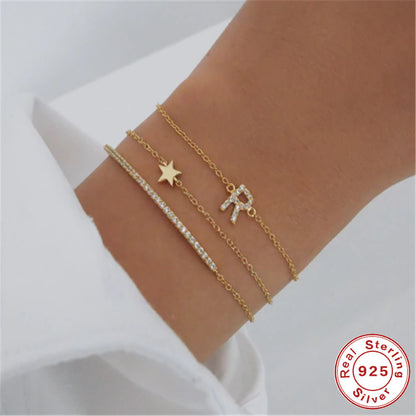 S925 Star Circle Bracelet