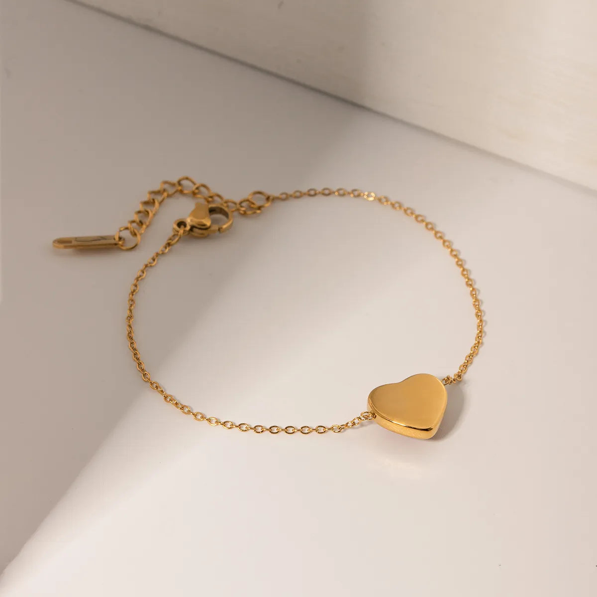 18K Gold Heart Jewelry Set