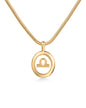 Libra Zodiac Pendant Necklace