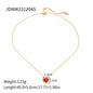 18K Gold Heart Jewelry Set