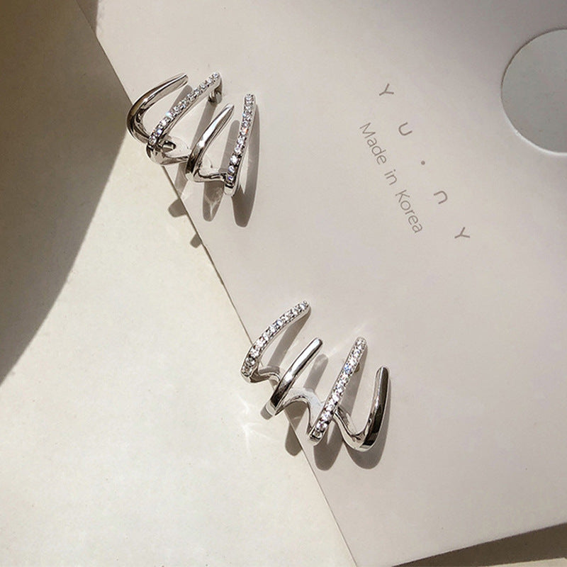 Minimal Metal Stud Earrings