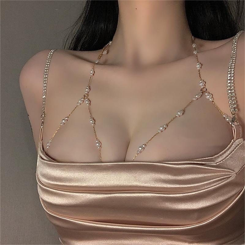 Pearl Clavicle Body Chain