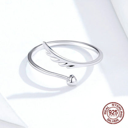 Angel Wing Open Ring