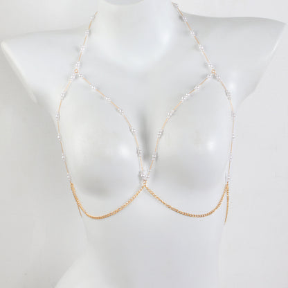 Pearl Clavicle Body Chain