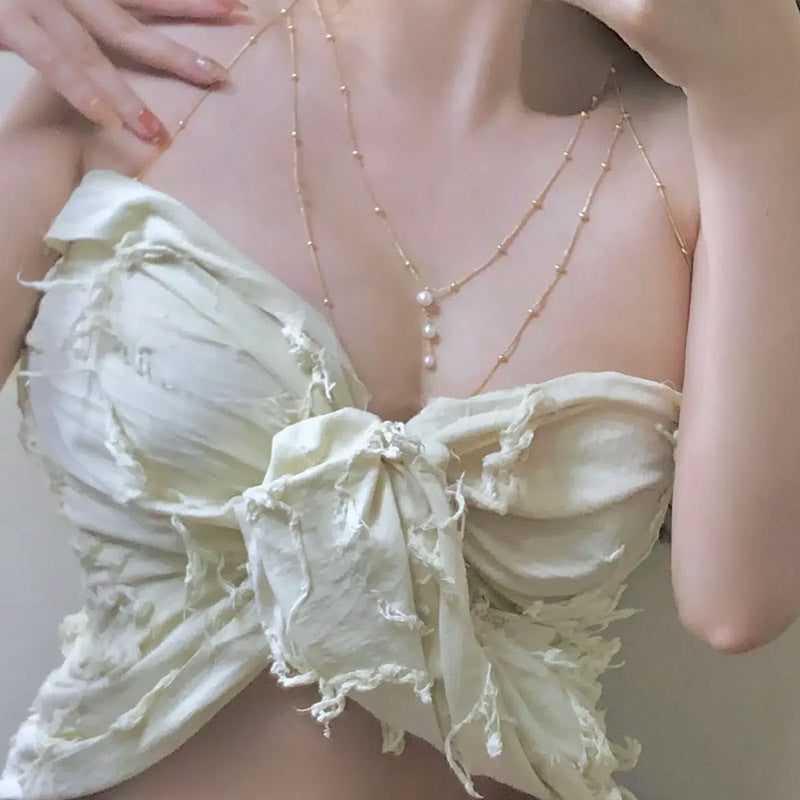Pearl Clavicle Body Chain