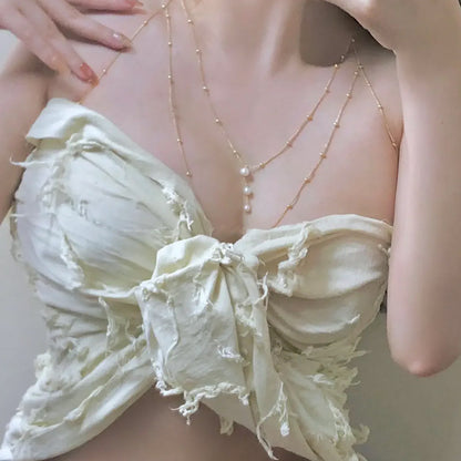 Pearl Clavicle Body Chain