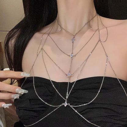 Pearl Clavicle Body Chain