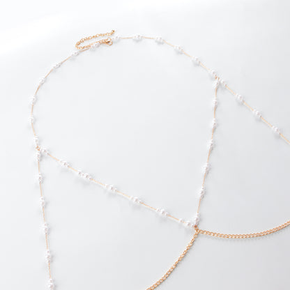 Pearl Clavicle Body Chain