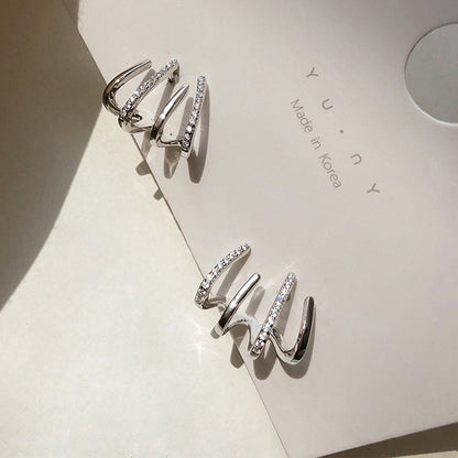 Minimal Metal Stud Earrings