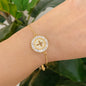 Sparkling Cross Adjustable Bracelet