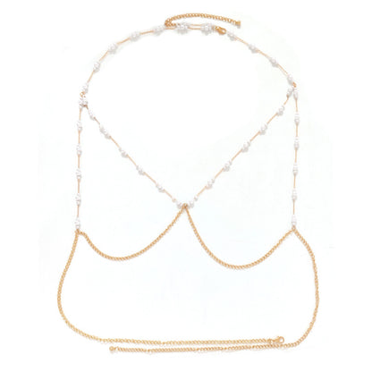 Pearl Clavicle Body Chain
