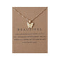 Yellow Butterfly Acrylic Necklace